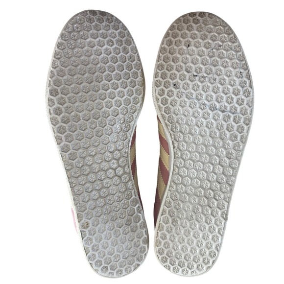 Adidas Gazelle F34327 True Pink/Ecru Tint/Cloud White Size 8 Worn Once $120 - Picture 8 of 9